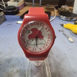 Red Santa Themed Watch